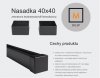 Nasadki na profil fotowoltaiczny 40x40 mm - 100 sztuk
